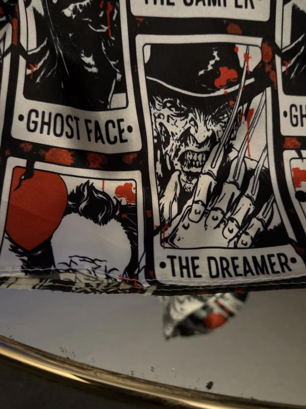 Horror Movie Legends Scarf Wrap Slasher Icons Halloween Goth
